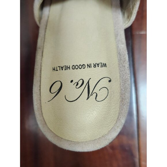 No. 6 Victoria Platform Heels Blush Furry Chunky Shoes Size 8 Designer Statement - Picture 8 of 11